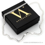 Cadena Cubana Americana Barbada Plata .925 4.8mm. - Image 3