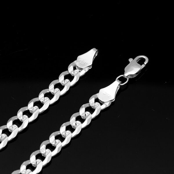 Cadena Cubana Americana Barbada Plata .925 5.6mm. - Image 3