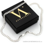 Cadena Cubana Americana Barbada Plata .925 5.6mm. - Image 3