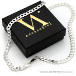 Cadena Cubana Americana Barbada Plata .925 7mm. - Image 3