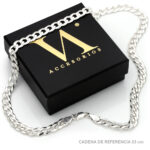 Cadena Cubana Americana Barbada Plata .925 8.1mm. - Image 3