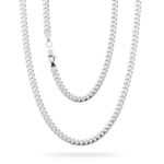 Cadena Cubana Barbada Plata .925 3.8mm.