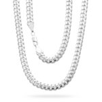 Cadena Cubana Barbada Plata .925 6.4mm.