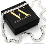 Cadena Cubana Barbada Plata .925 7.6mm. - Image 3