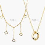 Collar Chapa de Oro Valdivia Accesorios 16