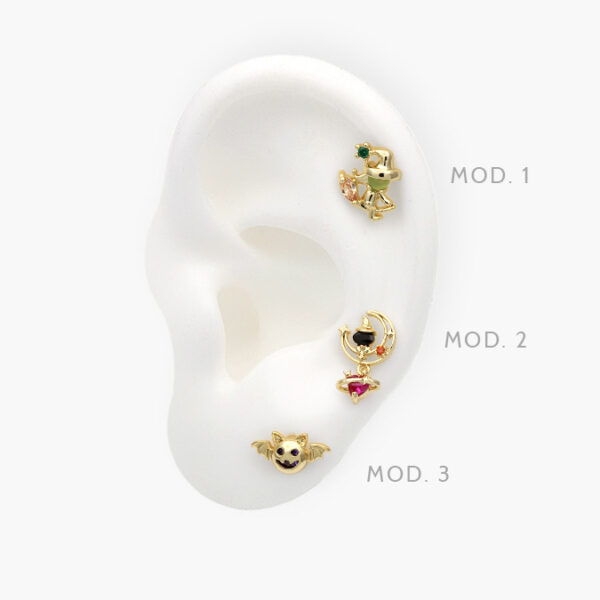 Piercing Halloween Chapa de Oro 27 - Image 1