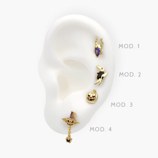 Piercing Halloween Chapa de Oro 28 - Image 1