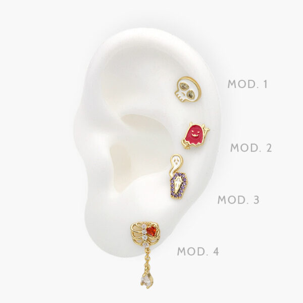 Piercing Halloween Chapa de Oro 32 - Image 1