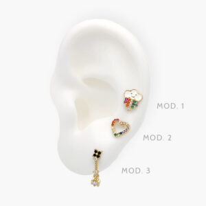 Piercing Halloween Chapa de Oro 33
