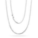 Cadena Casada Barbada Plata .925 2.7mm.