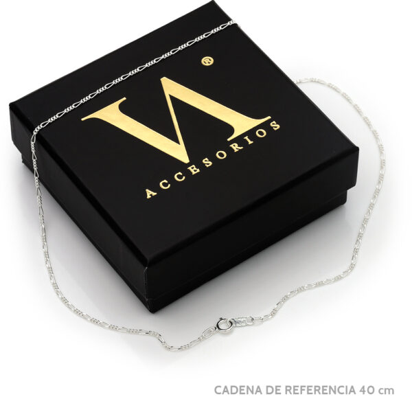 Cadena Fígaro Plata .925 1.5mm. - Image 3