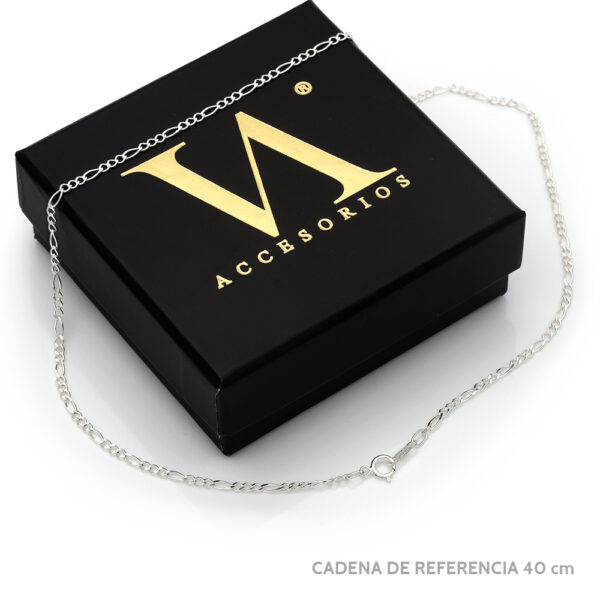 Cadena Fígaro Rombo Plata .925 2.5mm. - Image 3