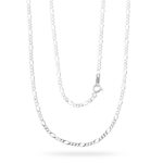 Cadena Fígaro Rombo Plata .925 2.5mm.