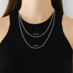 Cadena Fígaro Rombo Plata .925 2.5mm. - Image 5