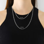 Cadena Fígaro 3x1 Zegrinada Plata .925 2.7mm. - Image 5