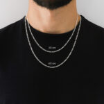 Cadena Fígaro 3x1 Zegrinada Plata .925 2.7mm. - Image 6