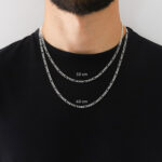 Cadena Fígaro 3x1 Zegrinada Plata .925 3.5mm. - Image 6