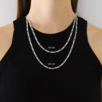 Cadena Fígaro 3x1 Zegrinada Plata .925 3.8mm. - Image 5