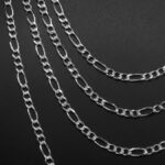 Cadena Fígaro 3x1 Ligera Zegrinada Plata .925 4.6mm. - Image 2
