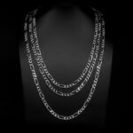 Cadena Fígaro 3x1 Super Zegrinada Plata .925 5.9mm.