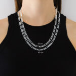 Cadena Fígaro 3x1 Super Zegrinada Plata .925 5.9mm. - Image 5