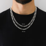 Cadena Fígaro 3x1 Super Zegrinada Plata .925 5.9mm. - Image 6