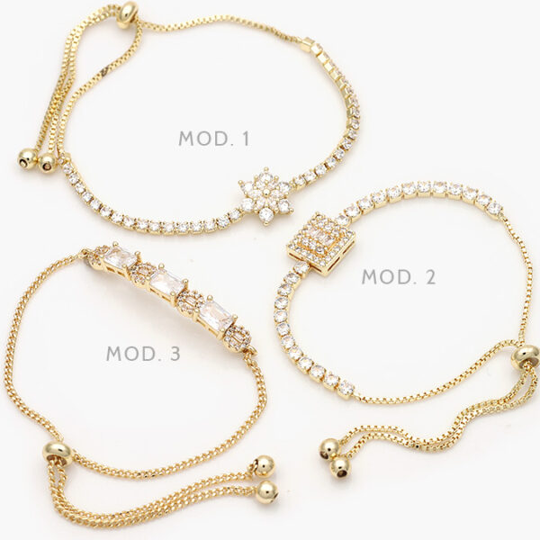 Pulso Micropave Chapa de Oro  798 - Image 1