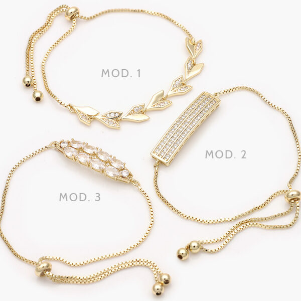 Pulso Micropave Chapa de Oro 799 - Image 1