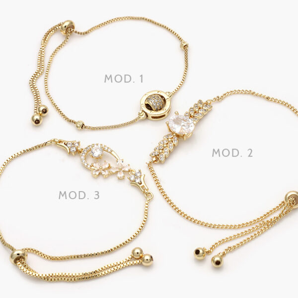 Pulso Micropave Chapa de Oro 802 - Image 1