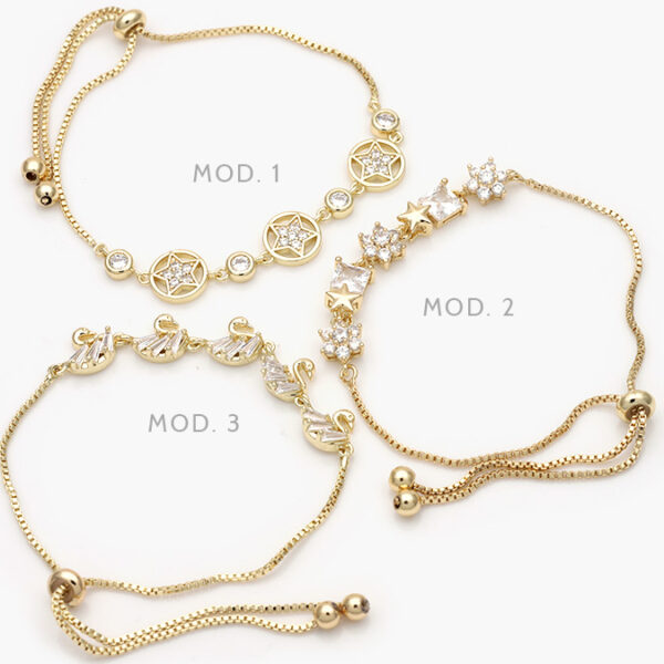 Pulso Micropave Chapa de Oro  805 - Image 1
