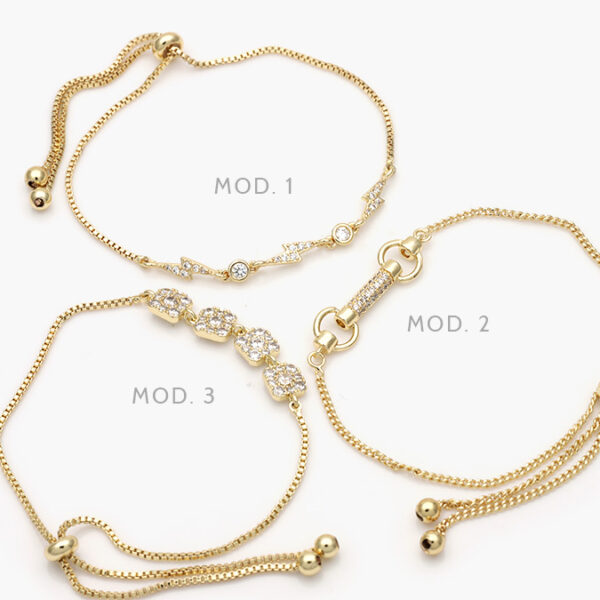 Pulso Micropave Chapa de Oro  806 - Image 1