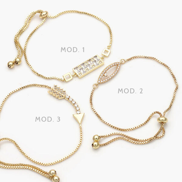 Pulso Micropave Chapa de Oro 807 - Image 1