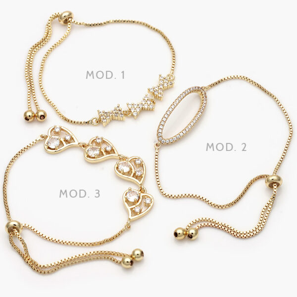 Pulso Micropave Chapa de Oro  812 - Image 1