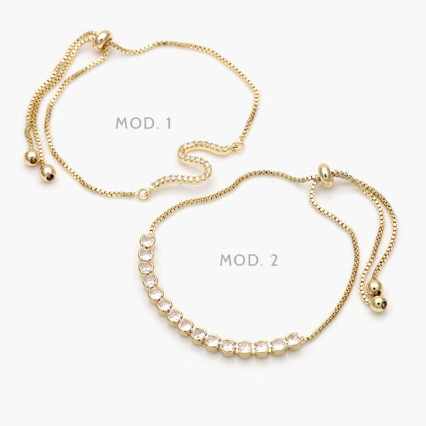 Pulso Micropave Chapa de Oro  817 - Image 1
