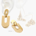 Aretes Acero Inoxidable 183 - Modelo 1