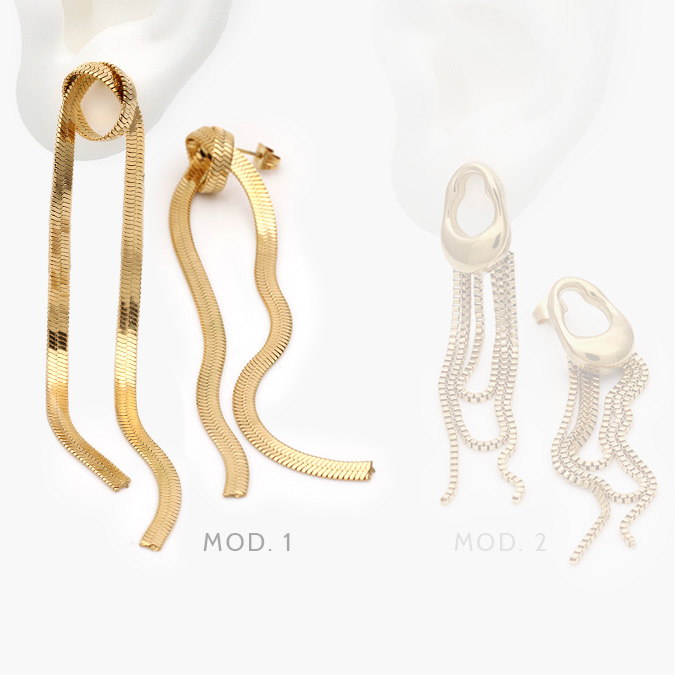 aa10187 Aretes Acero Inoxidable 187 - Image 1