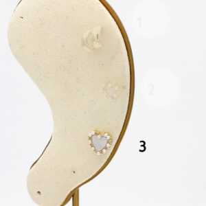 Broqueles Valdivia Accesorios Chapa de Oro 16