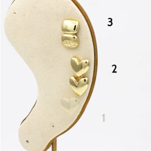 Aretes Valdivia Accesorios Chapa de Oro 02