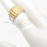 Anillo Ajustable Bicolor Acero Inoxidable 531