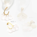 Aretes Madre Perla Acero Inoxidable 184