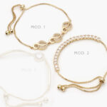 Pulso Micropave Chapa de Oro  814 - Modelo 1