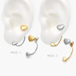 Aretes Corazón Acero Inoxidable 210