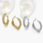 Arracadas Chapa de Oro 893