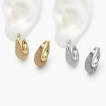 Arracadas Chapa de Oro 894