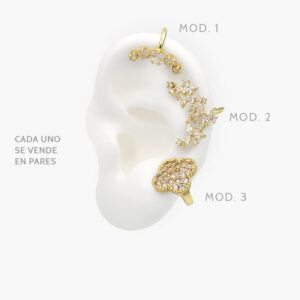 Cuffs Dobles Chapa de Oro 127