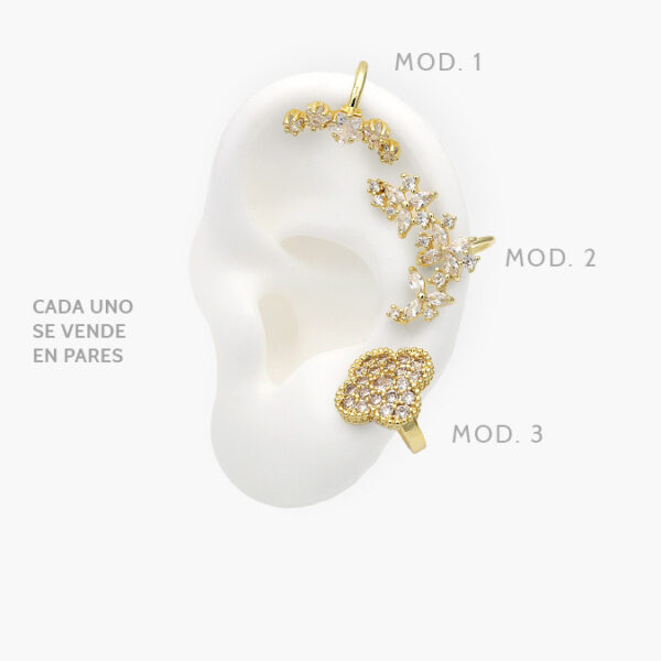 Cuffs Dobles Chapa de Oro 127 - Image 1