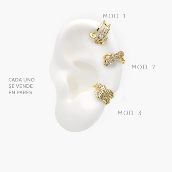Cuffs Dobles Chapa de Oro 129 - Image 1