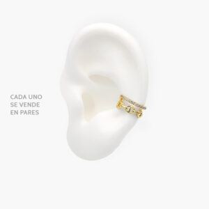 Cuff Doble Chapa de Oro 131