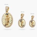 Medalla San Judas Tadeo Chapa de Oro 380