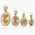 Medalla Virgen de San Juan Chapa de Oro 383